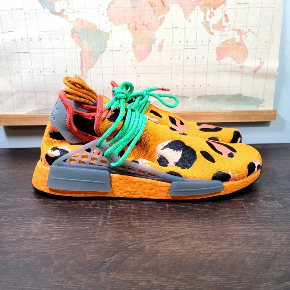 BRAND NEW Adidas X Pharrell Nmd Hu Animal Print Men's Size 11.5 - Picture 5 of 8